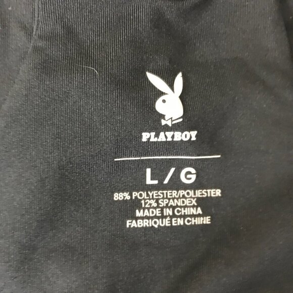 PLAYBOY Black Bodysuit Size L - Picture 6 of 6